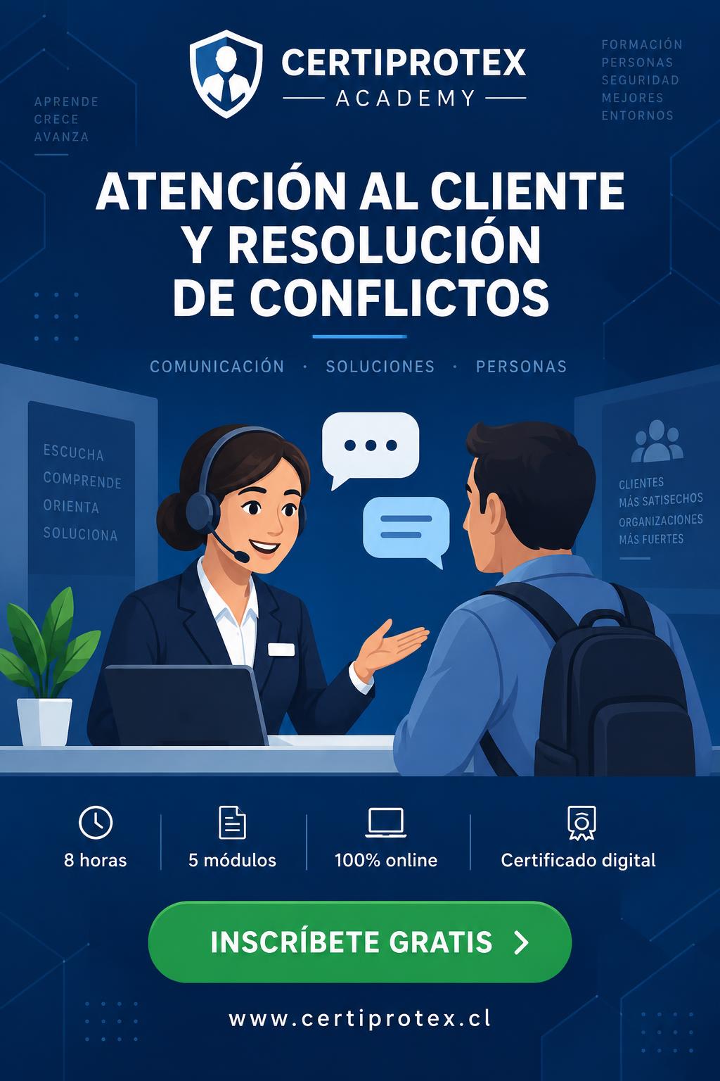 Curso Atención al Cliente y Resolución de Conflictos