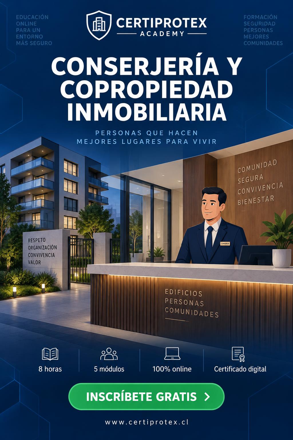 Curso Conserjería y Copropiedad Inmobiliaria