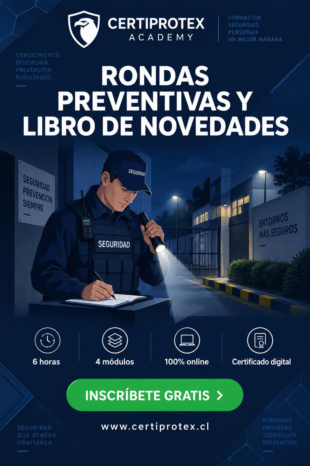 Curso Rondas Preventivas y Libro de Novedades